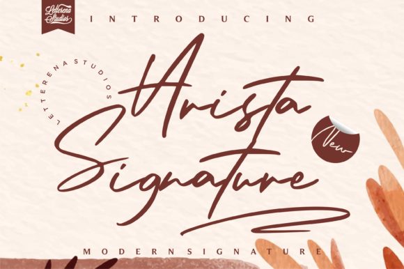 Arista Signature: The Handwritten Font for Clear Campaigns