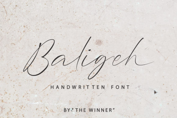 Baligeh: A Handwritten Typeface for Authentic Branding