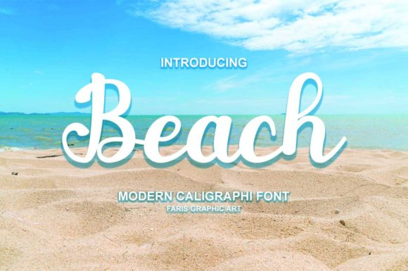 Beach Font: A Summery Script for Handmade Brands