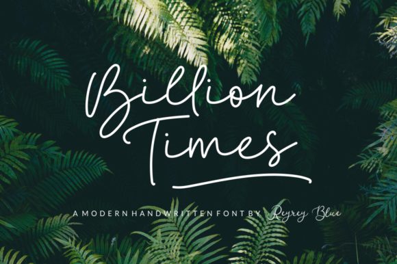 Billion Times Font Review for Modern Campaigns