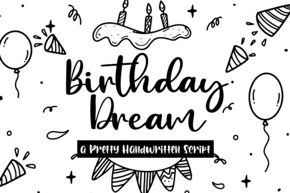 Birthday Dream Font for Professional Branding