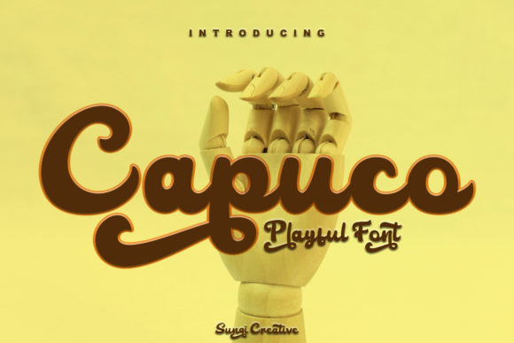 Capuco Font: A Playful Script for Bold Campaigns