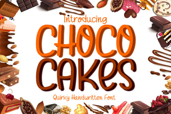 Choco Cakes: A Handwritten Font for Campaigns