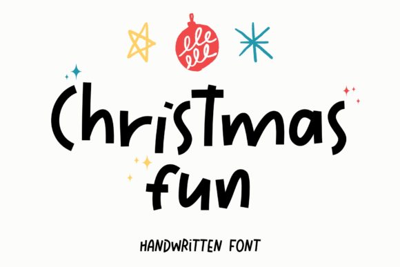 Christmas Fun: A Playful Handwritten Font for Editorial Design