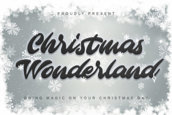 Christmas Wonderland: A Brushed Script Font for Elegant Branding