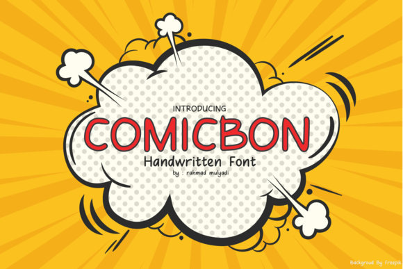 Comicbon: A Natural Handwritten Font for Digital Design