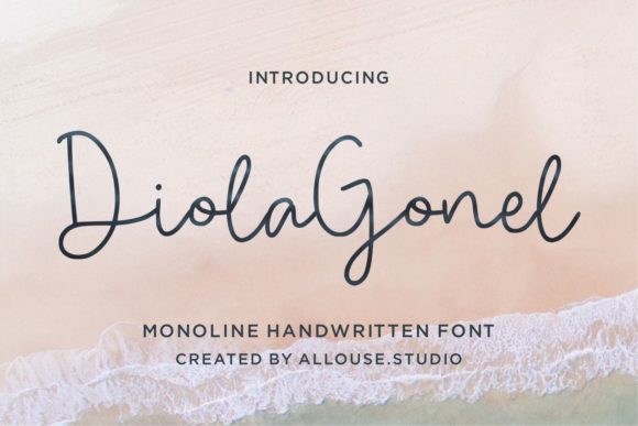 Diola Gonel: A Delicate Handwritten Font for Web Design