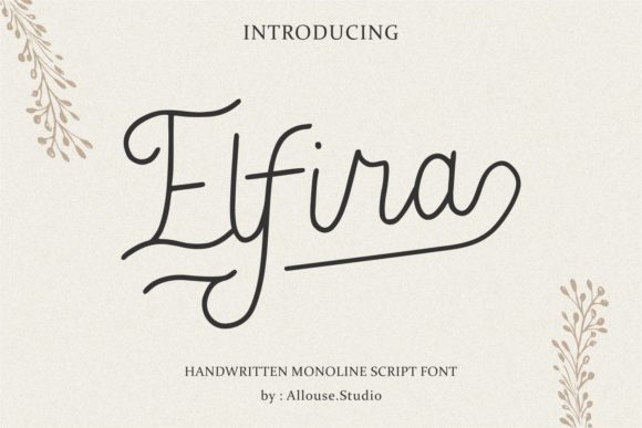 Elfira: The Elegant Handwritten Font for Crafters