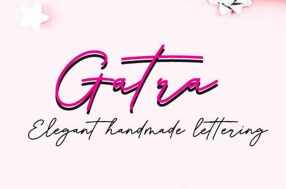 Gatra: A Handwritten Font for Digital Branding