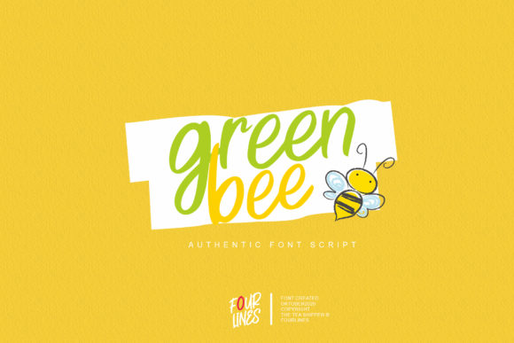 Green Bee: A Handwritten Font for Digital Design