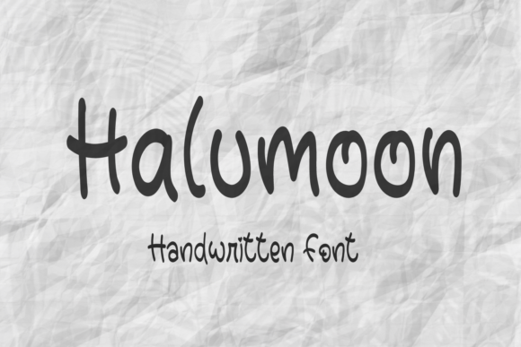 Halumoon: The Handwritten Font for Clear Campaigns