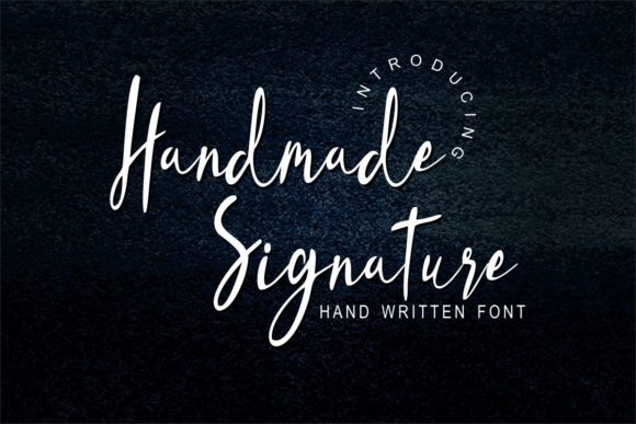 Handmade Signature Font Review