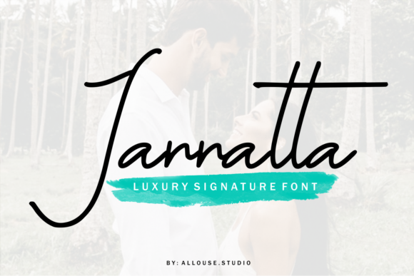 Jannatta: A Handwritten Font for Polished Branding