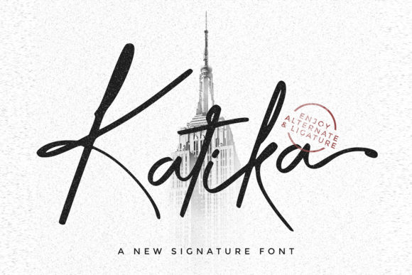 Katika: A Sweet Script Font for Campaigns