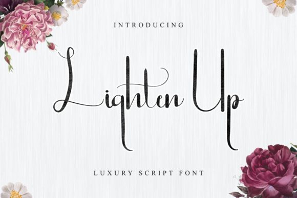 Lighten Up: A Script Font for Makers
