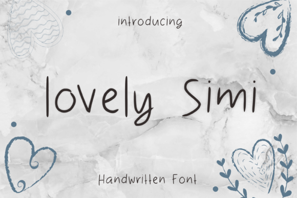 Lovely Simi: A Handwritten Font for Authentic Branding