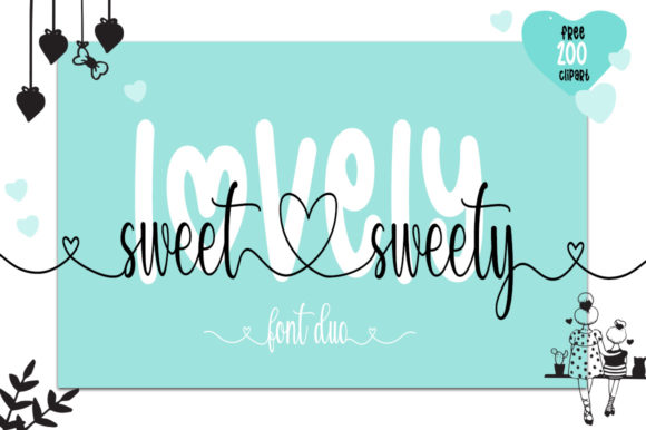 Lovely Sweet Sweety Font for Web Design