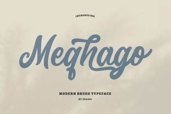 Meqhago: A Brushed Handwritten Font for Editorial Design
