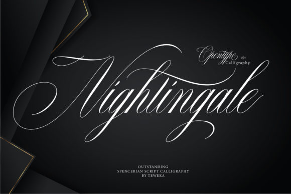 Nightingale: A Handwritten Font for Digital Elegance