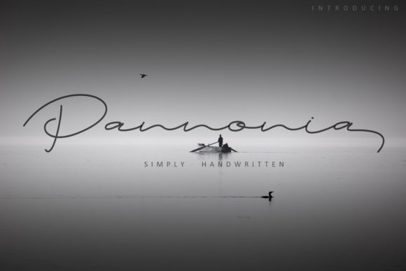 Pannonia: A Handwritten Font for Brand Clarity
