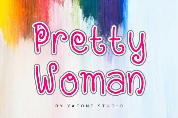 Pretty Woman: An Elegant Script Font for Editorial Design