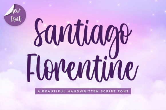 Santiago Florentine: A Joyful Script Font for Web Design