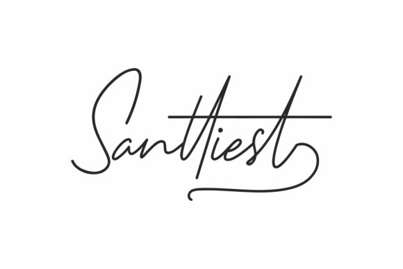Santtiest: A Delicate Handwritten Font for Web Design