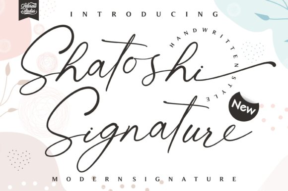 Shatoshi Signature: A Refined Handwritten Typeface for Editorial Design