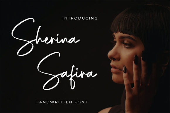 Sherina Safira: A Script Font for Brand Growth