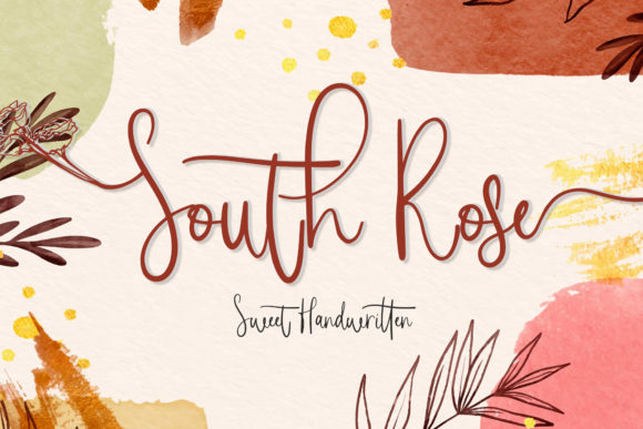 South Rose: A Whimsical Handwritten Font for Makers