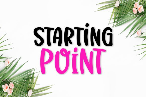 Starting Point: The Handwritten Font for Joyful Branding