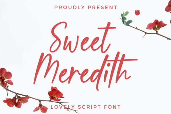 Sweet Meredith: A Timeless Script Font for Editorial Design