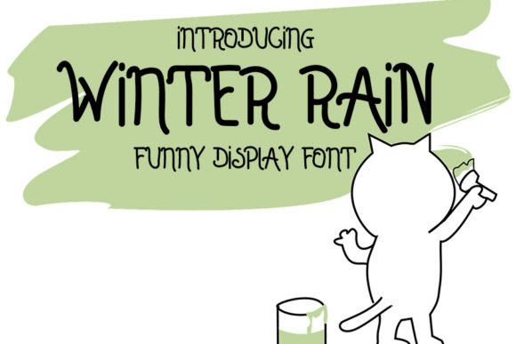 Winter Rain: A Handwritten Font for Modern Web Design