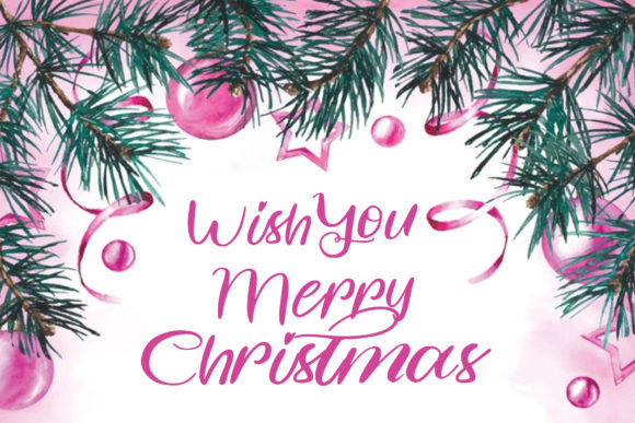 Wish You Merry Christmas: A Font for Branding