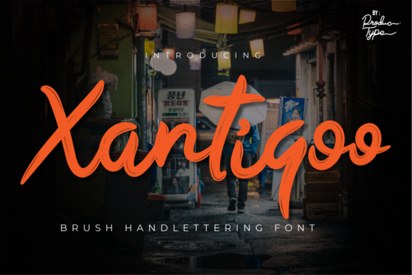 Xantiqoo: A Bold Handwritten Font for Makers